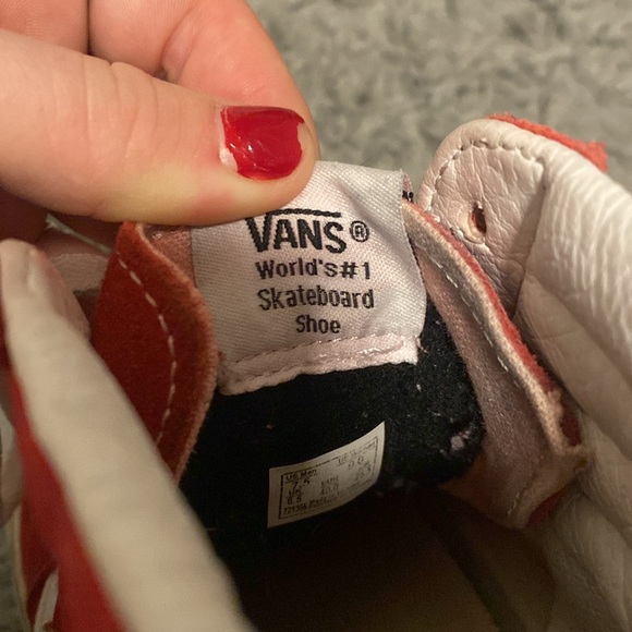 RED HIGH TOP VANS!! - Picture 5 of 5